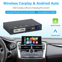 Carabc Carplay sans fil Android Auto pour Lexus Grand écran tactile ES/RX/NX/UX/LS/GX460 2017-2023 avec interface Mirrorlink Airplay