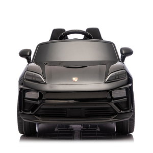 <span class=keywords><strong>Voiture</strong></span> électrique pour enfants Porsche Macan 12V sous licence officielle, 4 roues, en plastique, avec télécommande, 2 places - Product Image 2