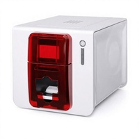 Imprimante de cartes d'identité PVC recto simple Evolis Zenius avec interface USB pour cartes de membre, cartes d'employé, badges NFC et cartes plastiques