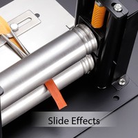 Petites machines de production de cuir électriques à moteur manuel baril de colle nouvelle bandoulière baril de stratification ceinture en cuir