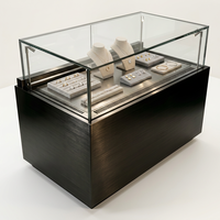 Vitrine de luxe pour bijoux, présentoir à bijoux, présentoir à boucles d'oreilles, armoire de présentation pour bagues, colliers, bracelets, comptoir de magasin