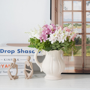 5-koppige Phoenix Staart Orchidee High-End Kunstmatige Bloemstuk Geometrisch Ornament Voor Desktop Decoratie Decoratieve Objecten - Product Image 3