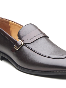 Mocasines Clásicos de Cuero Importado para Hombre, Zapatos Formales Sin Cordones con Punta Redonda, Forro de Cuero DD y Plantilla Ortholite - Product Image 2
