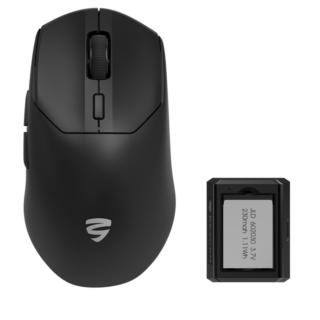 KY-M690WBR 26000DPI Tri-Mode Wireless Gaming Mouse with PAW3395 Sensor Replaceable Battery for Environmental Sustainability