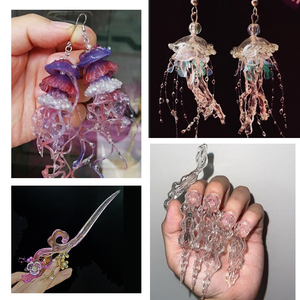 TIMESRUI grosir UV Curing perhiasan membuat tanah liat dekoratif Epoxy tanah liat kristal bening UV <span class=keywords><strong>Resin</strong></span> untuk DIY ornamen, seni patung - Product Image 6