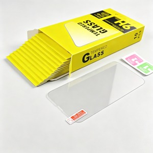 Protector de Pantalla de Vidrio Templado Transparente de 0.33mm 2.5D para <span class=keywords><strong>iPhone</strong></span> 16 17 18 Pro Max, Samsung, Infinix, Tecno - Product Image 1