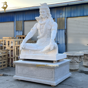 Décoration d'intérieur, sculptures géantes en pierre de dieu hindou, sculpture de <span class=keywords><strong>lingam</strong></span> du Seigneur <span class=keywords><strong>Shiva</strong></span>, statue de <span class=keywords><strong>Shiva</strong></span> en marbre sculptée à la main - Product Image 6