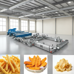 Ligne de traitement et d'emballage entièrement automatique pour frites surgelées, chips de pommes de terre, fruits et légumes, avec capacité personnalisable - Product Image 1