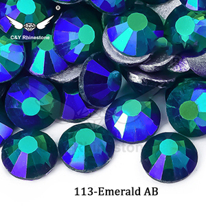 CY Y9 all'ingrosso della fabbrica di colore <span class=keywords><strong>vetro</strong></span> AB pietra piatta di fissaggio a freddo Non caldo strass di cristallo - Product Image 4