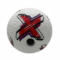 Ballon de football taille 5 thermocollé, design graffiti color block, antidérapant, résistant à l'usure, pour entraînement et match, couleurs assorties