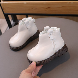Children Fashion Autumn Winter Kids Leather Shoes Casual Girls Boots Anti-slip Kids Girls Boys Shoes - Product Image 4
