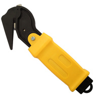 Flexibler Haken Ergonomischer Griff Piercing-Spitze Sicherheits-Verdeckte Klinge Plastiktüten- und Schrumpffolien-Palettenfilm-Schneider Kartonöffner