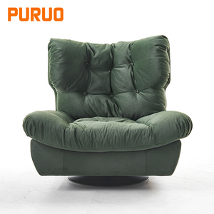 Sillón Individual <span class=keywords><strong>Vintage</strong></span> de Respaldo Alto, Personalizado, de Alta Gama, para Vestíbulo de Hotel, Tapizado en Terciopelo, con Respaldo Curvo y Brazos con Diseño de Cabeza de Tigre - Product Image 1