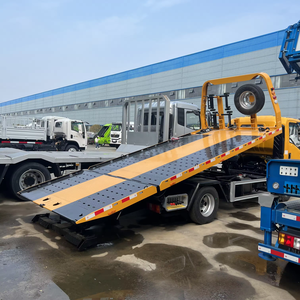 Camion de dépannage diesel HOWO 4t à plateau plat, manuel 4x2, avec remorque de dépannage et de sauvetage, neuf - Product Image 2