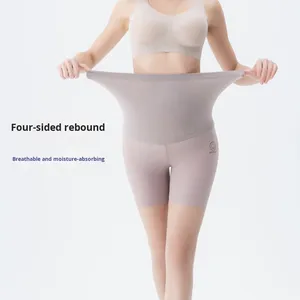 <span class=keywords><strong>Pantaloncini</strong></span> Estivi Sottili Traspiranti Anti-Esposizione in Tessuto Shark Skin a Tre Quarti, Senza Cuciture, con Protezione a Nido d'Ape per la Vita, Sicurezza in Gravidanza - Product Image 5