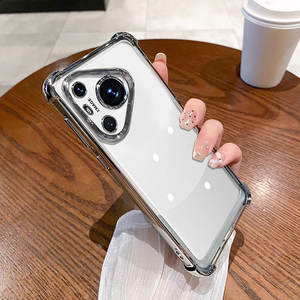 Huawei Pura 70 Pro Ultra P60 50 इलेक्ट्रोप्लेट केस के लिए पारदर्शी फोन कवर, साधारण केस कैमरा लेंस प्रोटेक्शन Sjk434 लॉडटेक - Product Image 4