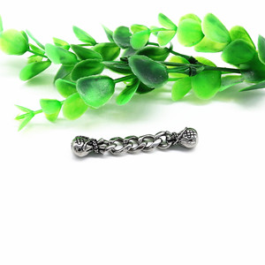 Cadena de cuentas de acero inoxidable yunnique para hacer pulseras, accesorios de joyería de forma irregular GZY-PJ0202 - Product Image 4