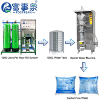 Machine de remplissage et de scellage entièrement automatique pour sachets d'eau Ding Li