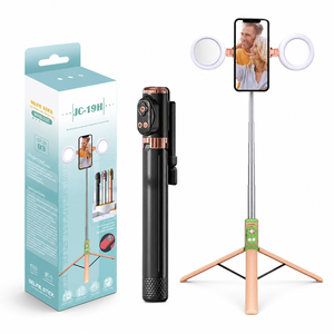 Trípode Alto JC-19H con Luz LED de Relleno, Soporte de Acero Inoxidable de 1700 mm para Transmisión en Vivo - Product Image 3