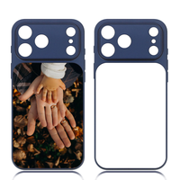 Coque de téléphone vierge 2D en TPU coloré électroplaqué pour la série iPhone 17 – Personnalisable, protection DIY