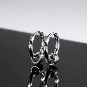 <span class=keywords><strong>ต่าง</strong></span><span class=keywords><strong>หู</strong></span>ห่วงวงกลมหลายวง ดีไซน์ทันสมัยปี 2023 สำหรับผู้ชาย เครื่องประดับเรขาคณิตเรียบง่าย <span class=keywords><strong>เท่</strong></span>ห์ๆ - Product Image 5