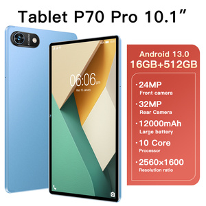 2024 многофункциональный планшетный ПК 5G с экраном 10,1 дюймов 512 ГБ, 16 ГБ ОЗУ, передняя камера для развлекательного офиса и учебы - Product Image 4