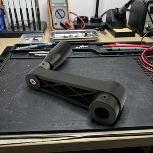 Roue de machine-outil à poignée rotative en bakélite et nylon à double rayon M10 M12 pour équipement de tournage, fraisage et perçage - Product Image 1