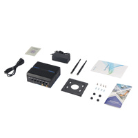 Dispositivo de Firewall |   Mini PC sin Ventilador N100 (4C/4T) con 6x2.5G LAN, DDR5 8GB y SSD de 128GB |   Enrutador de Seguridad de Red Industrial