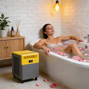 Tragbare Outdoor-Eisbadmaschine Wasserdichtes Design Doppelnutzung für Camping & Fitness 220V/110V Kompatibilität Temperaturregelung - Product Image 1