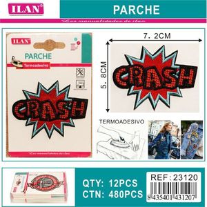 Patch thermocollant ILAN 5,8x7,2 cm pour vêtements - Product Image 1