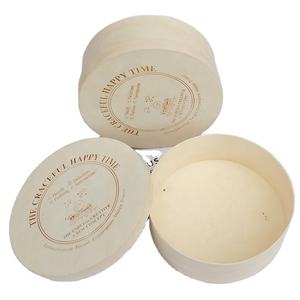 Scatola Rotonda per Cheesecake Basca da 4, 6 e 8 Pollici, Confezione per Dolci Personalizzata in Legno - Product Image 2