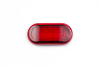 Feu de position latéral scellé de 4 pouces 10-30V ovale ambre PC Lens 4 Number LED Clearance Lamp for Truck Trailer School Bus