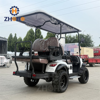 Voiturette de golf 4 places personnalisée avec moteur AC et batterie lithium 72V, nouvelle voiturette tout-terrain 4x4, chariot de golf 4 places