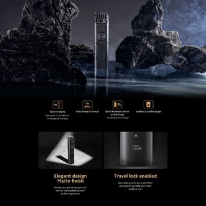ชุดอุปกรณ์กรูมมิ่ง Xiaomi Pro เครื่องตัดแต่งขนแบบมืออาชีพ ใบมีดเซรามิก ปรับความยาวการตัดได้ หน้าจอ LCD พลาสติก IPX7 - Product Image 4