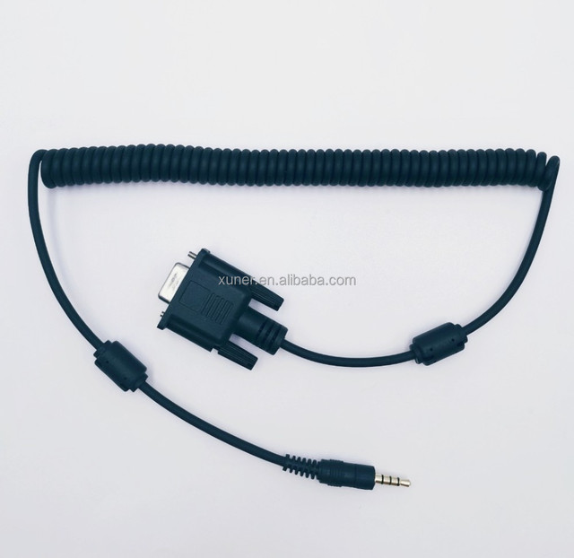 TRRS 3.5mm male to  DB 9pin   spring cable