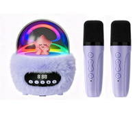 Mini haut-parleur Bluetooth portable en plastique avec subwoofer, design créatif de dessin animé, petit haut-parleur pour enfants, cadeau pour les fêtes