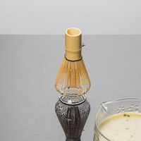 Support en verre pour fouet à matcha, style Japandi, écologique, qualité alimentaire, résistant à la chaleur, logo personnalisable