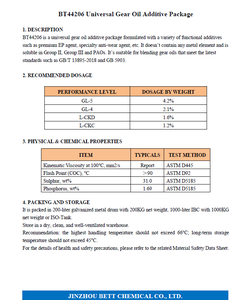 Paquete Universal de aditivo de aceite, engranaje BT44206 - Product Image 2
