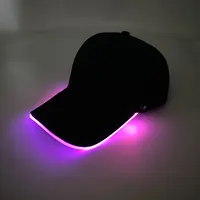 Cappello da Baseball LED Luminoso Lampeggiante per Feste Rave, Cappello Luminoso per Donna e Uomo, Accessorio per Hip-hop, Club, Bar, Spettacoli sul Palco