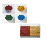 Pigment inbiologique à base de ciment, poudre colorée, oxyde de fer rouge jaune, 10 ml