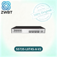 Switch Ethernet Industri HW S5735-L8T4S-A-V2 dengan SNMP, VLAN, dan QoS Tersedia
