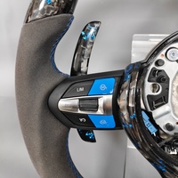 Volant de direction en carbone forgé bleu personnalisé pour BMW F11 F21 F22 F30 F31 F32 F36 F80 F06 M2 M3 M5 E84 E92 E93