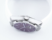 Montre de luxe haut de gamme pour hommes d'affaires, tourbillon, cadran en cristal saphir rouge vin, bracelet en acier inoxydable, réserve de marche automatique