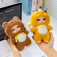 Porte-clés Anime Kawaii en Peluche Personnalisé, Jouets en Vinyle PVC, Pendentif en Peluche Personnalisé, Jouet en Peluche de Dessin Animé, Poupée en Vinyle Doux