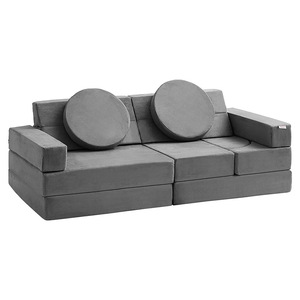 Ensemble de canapé d'escalade multifonctionnel éducatif en blocs de construction pour enfants, structure de jeu intérieure unisexe en mousse aux formes géométriques - Product Image 5