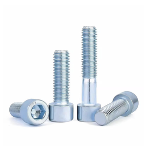 Lớp <span class=keywords><strong>8</strong></span>.<span class=keywords><strong>8</strong></span> DIN 912 m4m5m6m8m10m12 kẽm mạ thép carbon Vòng ổ cắm đầu nắp vít ISO tiêu chuẩn Metric/inch hệ thống - Product Image 4