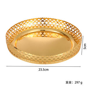 Bandeja Redonda Placa Espejo Botón Eid Mubarak Ramadán y Eid Decoración Suministros para Fiestas <span class=keywords><strong>PartyMaker</strong></span> - Product Image 2