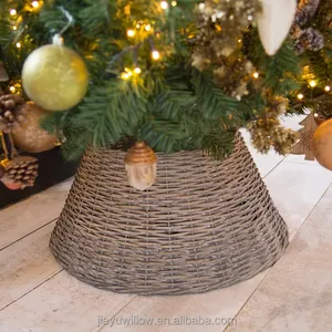 JY Wholesale Rattan Wicker Willow <strong>Christmas</strong> <strong>Tree</strong> <strong>Stand</strong> and Accessories Including Skirt Collar - Product Image 5