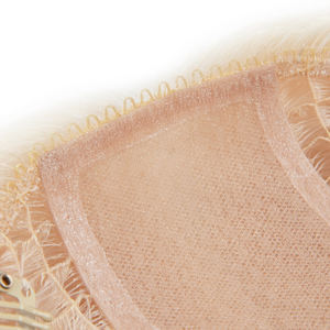 Sistema capilar Yuanzhen Factory Fishnet Topper con cutícula alineada, cabello virgen europeo, tupé para mujeres blancas - Product Image 2