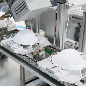 Voll automatische 4-lagige <span class=keywords><strong>N95</strong></span>-Vlies-Anti-Staub-Ffp3-Maskenherstellungsmaschine/1860-Tassenmaskenmaschine - Product Image 5